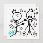 House of Cards Love Card Kaart (Voorkant / Achterkant)