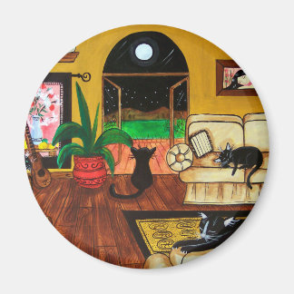 House of Cats Full Moon Magneet