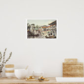 House of Conseequa, een Chinese handelaar, in de S Poster (Keuken)