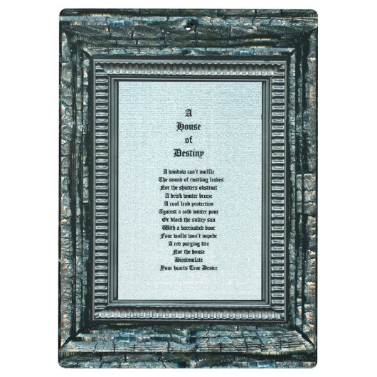 House of Deception & House of Destiny Klembord (Achterkant)