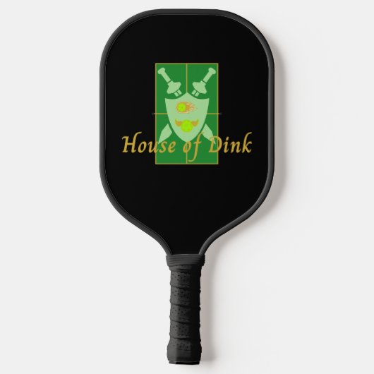 House of Dink Pickleball Crest Pickleball Paddle (Achterkant)
