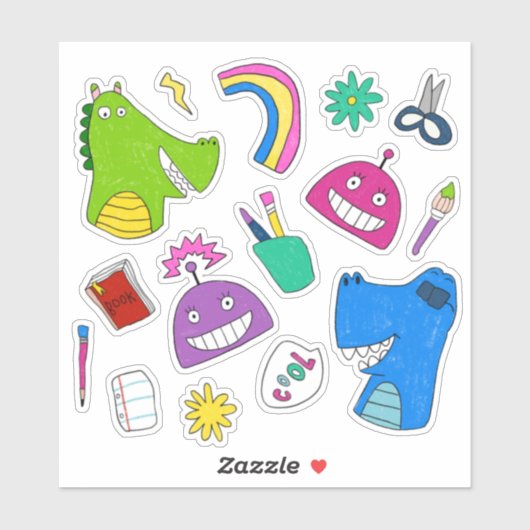 "House of Fun" stickerblad Sticker (Vel)