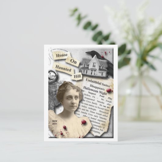 House of Haunted Hill Briefkaart (Staand voorkant)