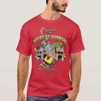 House of Horrors Rocky Point Warwick RI Kleur T-shirt