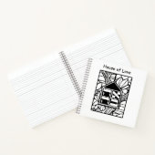 House of Love Spiral Notebook Notitieboek (Binnen)