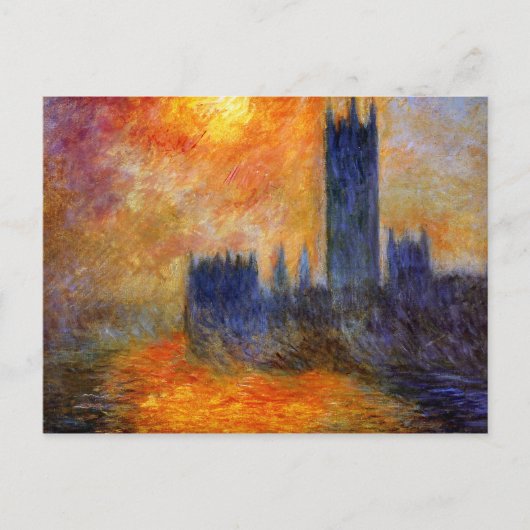 House of Parliament Sun Briefkaart (Voorkant)