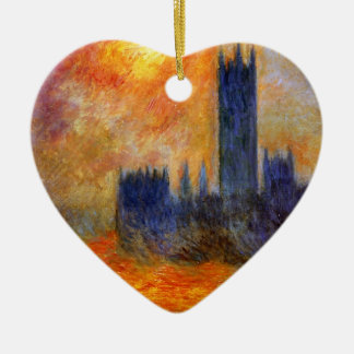 House of Parliament Sun - Claude Monet Keramisch Ornament