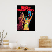 House of Psychotic Women Poster (Keuken)
