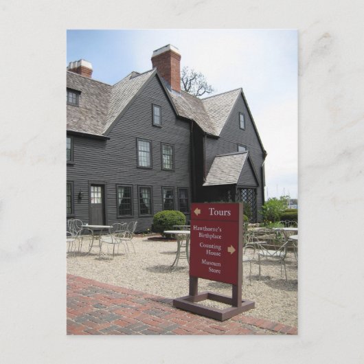 House of Seven Gables Briefkaart (Voorkant)
