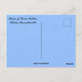 House of Seven Gables Salem Massachusetts Briefkaart (Achterkant)