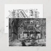 House of Shadows, Cabinet card Briefkaart (Voorkant / Achterkant)