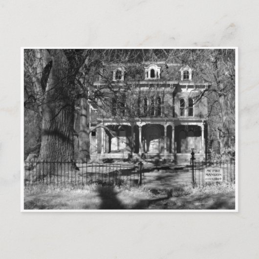 House of Shadows, Cabinet card Briefkaart (Voorkant)