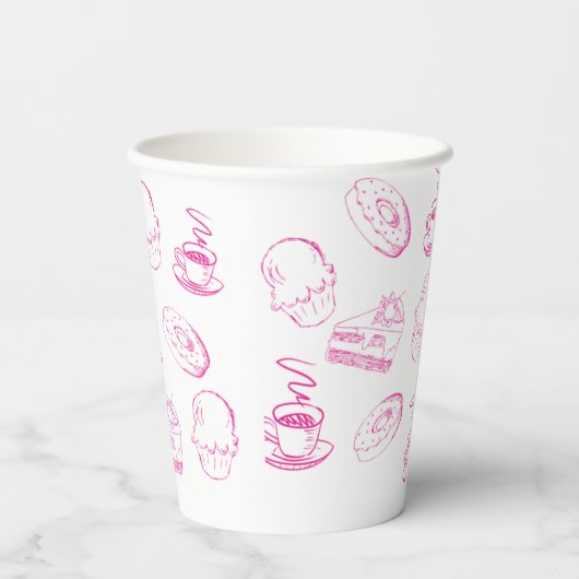 House of Steffryz Simple Bakery Papieren Bekers (Achterkant)