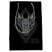 HOUSE OF THE DRAGON | Balerion Skull Diamond Crest Medium Cadeauzakje (Voorkant)