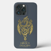 HOUSE OF THE DRAGON | Golden Filigree Dragon Crest Case-Mate iPhone Case (Achterkant)