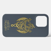 HOUSE OF THE DRAGON | Golden Filigree Dragon Crest Case-Mate iPhone Case (Achterkant (horizontaal))