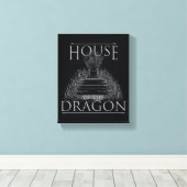 HOUSE OF THE DRAGON | Iron Throne Graphic Canvas Afdruk (Insitu (Houten vloer))