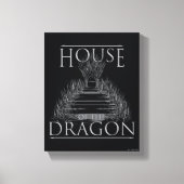HOUSE OF THE DRAGON | Iron Throne Graphic Canvas Afdruk (Voorkant)
