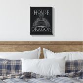 HOUSE OF THE DRAGON | Iron Throne Graphic Canvas Afdruk (Insitu (Slaapkamer))