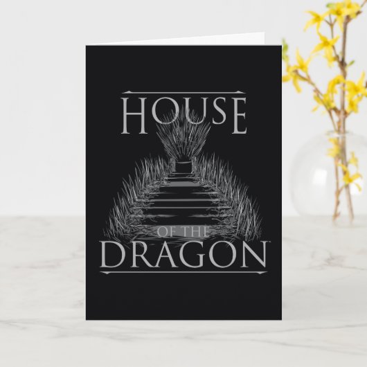 HOUSE OF THE DRAGON | Iron Throne Graphic Kaart (Gele Bloem)