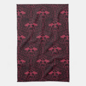 HOUSE OF THE DRAGON | Red Dragon Filigree Pattern Theedoek (Verticaal)