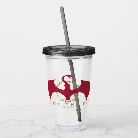 HOUSE OF THE DRAGON | Red Dragon Graphic Acryl Drinkbeker (Links)