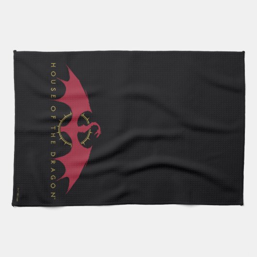 HOUSE OF THE DRAGON | Red Dragon Graphic Theedoek (Horizontaal)