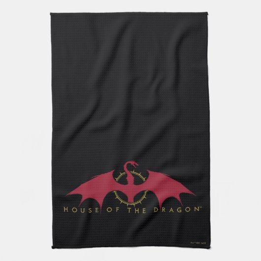 HOUSE OF THE DRAGON | Red Dragon Graphic Theedoek (Verticaal)