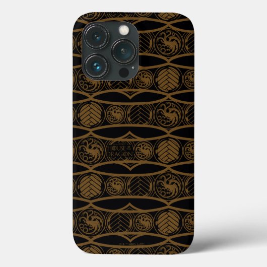 HOUSE OF THE DRAGON | Targaryen Stripe Pattern Case-Mate iPhone Case (Achterkant)