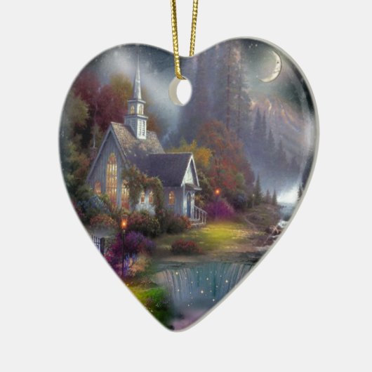 House of the Lord Church Art Keramisch Ornament (Links)