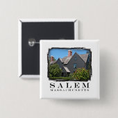 House of the Seven Gable Vierkante Button 5,1 Cm (Voorkant /achterkant)