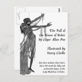 House of Usher Briefkaart (Voorkant / Achterkant)