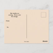 HOUSE ON A HILL CHANGE OF ADDRESS POSTCARD BRIEFKAART (Achterkant)