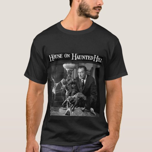 House on Haunted Hill - VIncent Price T-shirt (Voorkant)
