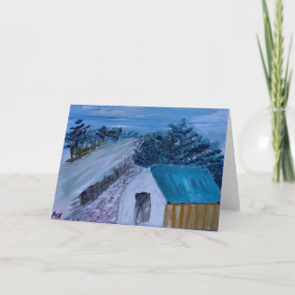 House on the hill feestdagen kaart