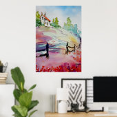 House on the Hill Poster/Print Poster (Thuiskantoor)
