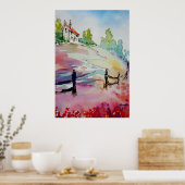 House on the Hill Poster/Print Poster (Keuken)