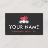 House Paint Residential Handyman Painter Minimal Visitekaartje (Voorkant)