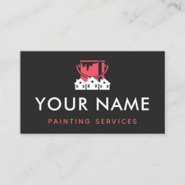 House Paint Residential Handyman Painter Minimal Visitekaartje