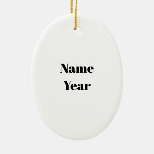 House Painter Black Silhouette Ornament (Achterkant)