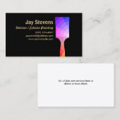 House Painter, Color Wheel Paint Brush Visitekaartje (Voorkant / Achterkant)