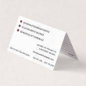 House Painter Decorator Paint Roller Professional Visitekaartje (Achterkant)