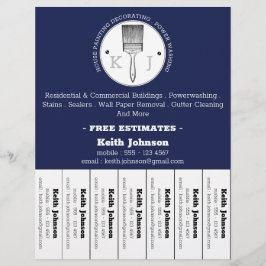 House Painter Decorator Professional Custom Logo F Flyer