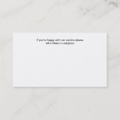 House Painter Gonzalez Visitekaartje (Achterkant)