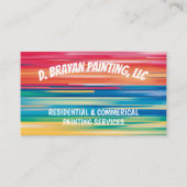 House Painter Kleurrijke verf Visitekaartje (Voorkant)