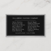 House Painter Metal Painting Service Visitekaartje (Achterkant)