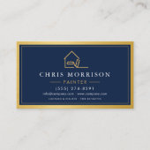 House Painter Metallic Painting Service Visitekaartje (Voorkant)