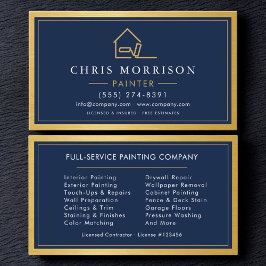 House Painter Metallic Painting Service Visitekaartje