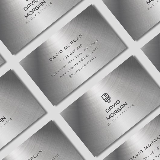 House Painter Metallic Visitekaartje