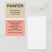 House Painter Paint Chip Theme Visitekaartje (Voorkant / Achterkant)